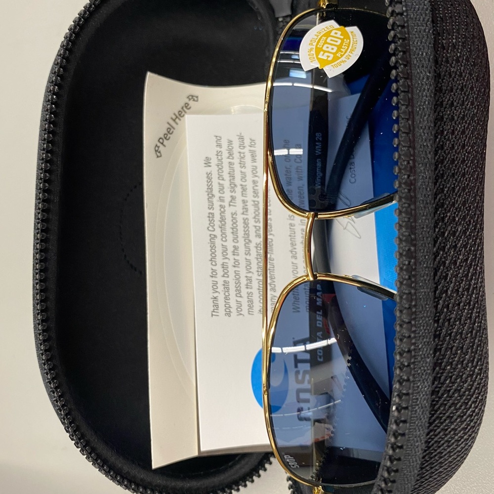 Costa Men’s Sunglasses 580P Grey/Gold